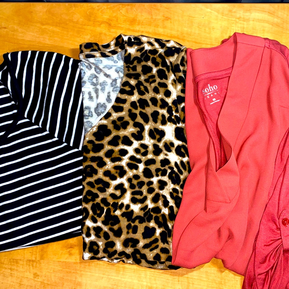 3 shirt bundle, all women’s XL.